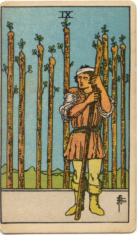 Nueve de Bastos, edición Pam A de 1909