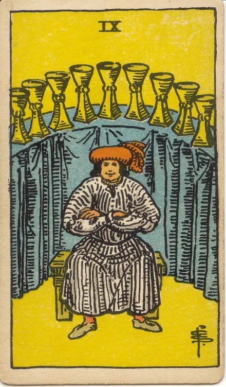 Nueve de Copas, edición Pam A de 1909