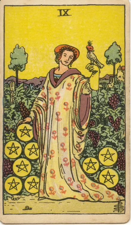 Nueve de Oros, edición Pam A de 1909