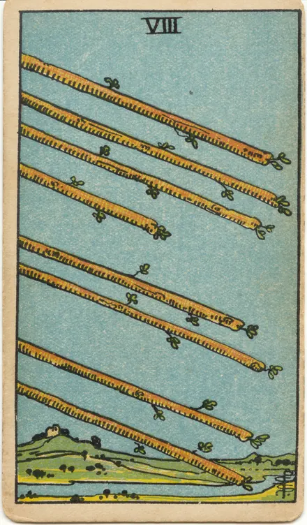 Ocho de Bastos, edición Pam A de 1909