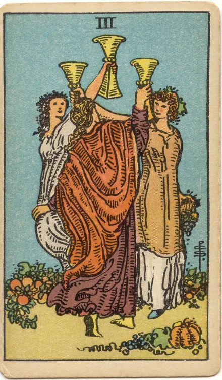 Tres de Copas, edición Pam A de 1909