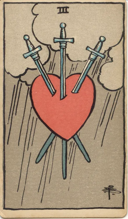 Tres de Espadas, edición Pam A de 1909