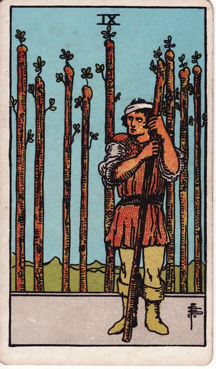 Nueve de Bastos, edición Pam A de 1910