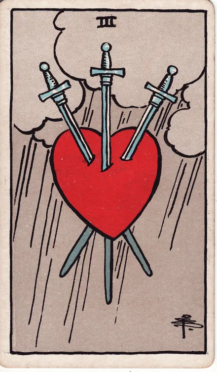 Tres de Espadas, edición Pam A de 1910