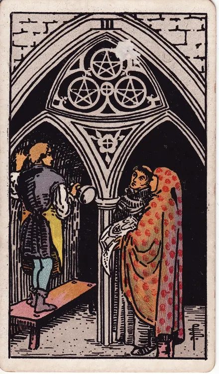 Tres de Oros, edición Pam A de 1910