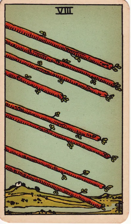 Ocho de Bastos, edición Pam B de Años 20