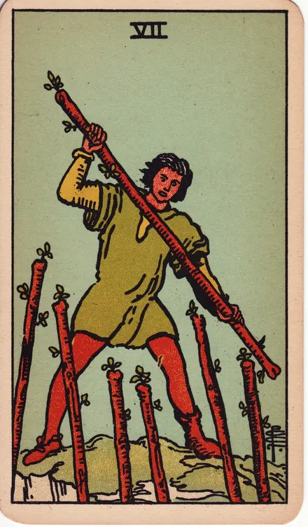 Siete de Bastos, edición Pam B de Años 20