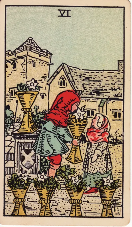 Seis de Copas, edición Pam C de Años 20 – 30