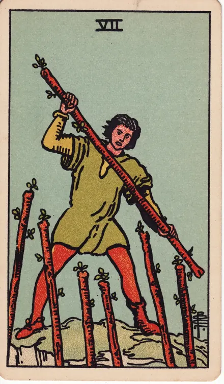 Siete de Bastos, edición Pam C de Años 20 – 30